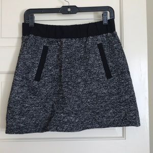 Loft wool mini skirt with pockets